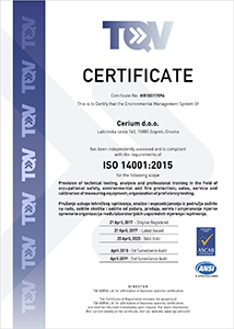 Cerium ISO14001